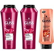 Gliss Color Protect 500 ml + 360 ml Şampuan + Magnificent 400 ml Saç Kremi