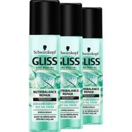 Gliss Nutribalance 3x200 ml Sıvı Saç Kremi