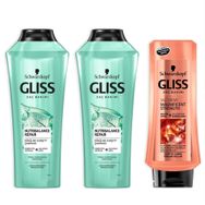 Gliss Nutribalance Repair 2x500 ml Şampuan + Magnificent 400 ml Saç Kremi