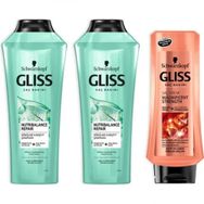 Gliss Nutribalance Repair 500+360 ml Şampuan + Magnificent 400 ml Saç Kremi