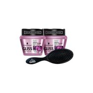 Gliss Serum Deep Repair 2x300 ml Saç Maskesi + Saç Fırçası