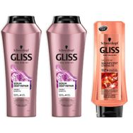 Gliss Serum Deep Repair 2x500 ml Şampuan + 400 ml Magnificent Saç Kremi