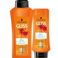 Gliss Sun Protect 525 ml Şampuan + Gliss Sun Protect 360 ml Saç Kremi