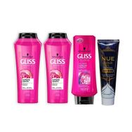Gliss Supreme Length 2x360 ml Şampuan + Supreme Length Saç Kremi 360 ml + Nue Gold Maske Hediyeli