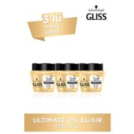 Gliss Ultimate Oil Elixir 3x300 ml Saç Maskesi