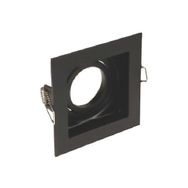 Global K2 KDA824 50W GU5.3 Siyah Metal Kare Spot