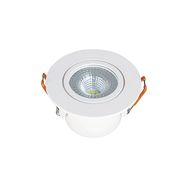 Global K2 KDL107 5 Watt 6500K Beyaz Yuvarlak Cob Ledli Spot Armatür