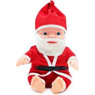 Global Toys Noel Baba Kostümlü Kırmızı Oyuncak Bebek