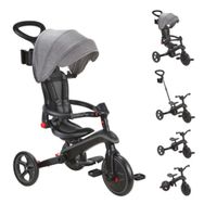 Globber Explorer 4in1 Siyah-Gri Katlanabilir Bisiklet