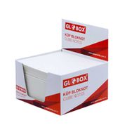 Globox 6865 Beyaz Kutu Küp Blok Not Kağıdı
