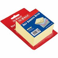Globox 75x75 mm 100 Yaprak Sarı Yapraklı Not Kağıdı