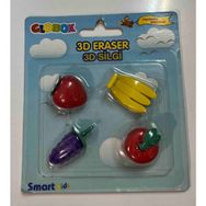 Globox Meyveli 3D Silgi Seti 3 set
