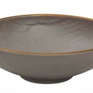Globy Açık Büfe Gold 23x23x7 cm Melamin Yuvarlak Servis Kasesi