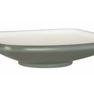 Globy Açık Büfe Gri 27x27x6.1 cm Kare Çukur Tabak