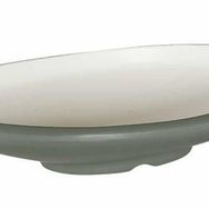 Globy Açık Büfe Gri 30x22x6 cm Oval Sunum Tabağı