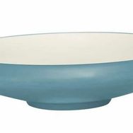 Globy Açık Büfe Mavi 24.8x6 cm Yuvarlak Çukur Tabak