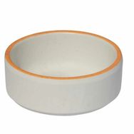 Globy Melamin Beyaz 8x8x3 cm 6'lı Mini Yuvarlak Sos Kase
