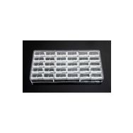 Globy Polikarbon Çikolata Kalıbı Dikdörtgen 21x28 mm