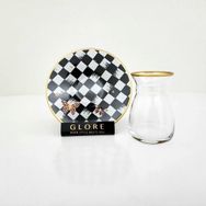 Glore 12x150 ml Emma Altın Yaldızlı Çay Bardağı Seti