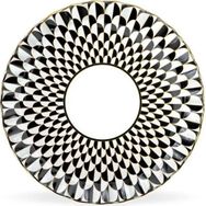 Glore 26 cm Destina Siyah Tekli Servis Tabak