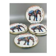 Glore 28042 26 cm 6'lı Elephant Beyaz Servis Tabağı