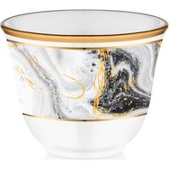Glore Marble Parlak Altın Gawa 6 Kişilik Lokumluk