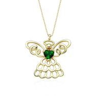 Glorria Altın Melek Kolye