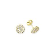 Glorria Altın Taşlı Küpe