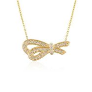 Glorria CN0413 Altın Fiyonk Kolye