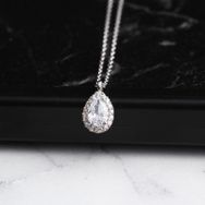 Glorria EG0406 Damla Anturaj Gümüş Kadın Kolye
