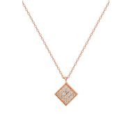Glorria EG0435 Geometrik Gümüş Kolye