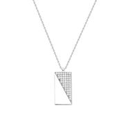 Glorria EG0438 Geometrik Gümüş Kolye