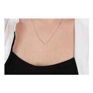 Glorria Gümüş 3 Boyutlu Minimalist Ö Harfi Kolye