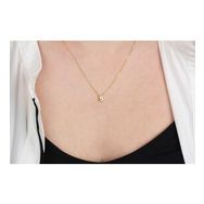 Glorria Gümüş 3 Boyutlu Minimalist Ş Harfi Kadın Kolye