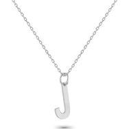 Glorria Gümüş J Harfi Kolye
