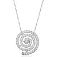 Glorria Gümüş Lava Kolye