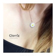 Glorria Gümüş Papatya Kolye