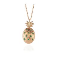 Glorria NP0120 Ananas Gümüş Kadın Kolye