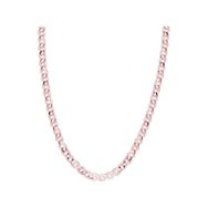 Glorria Rose Barlı Zincir 925 Ayar Gümüş Kolye