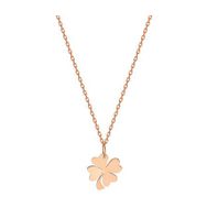 Glorria SV0049 Rose Altın Yonca Kolye