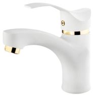 GMS Akdeniz AKD300 Beyaz Altın Lavabo Bataryası