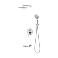 GMS ANK007 Ankastre Yuvarlak 3 Yönlü Banyo Duş Bataryası