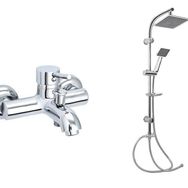 GMS Çağla Banyo Bataryası Ve Karine Yağmurlama Tepe Duş Takım Seti