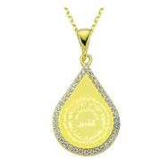 GMS Gold Damla Kıtmir Duası Kadın Gümüş Kolye