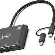 Go Des GD-8762 5 in 1 HDMI VGA AV Bluetooh V4.2 EDR Dönüştürücü Adaptör Ses ve Görüntü Aktarım