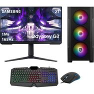 Go Gamer GP837DS Ryzen 5 7500F 16GB Ram 1TB HDD+512GB SSD RTX3050 Windows 11 Pro Masaüstü Bilgisayar