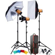 Godox 250SDI 250W 3'lü Paraflaş Kit