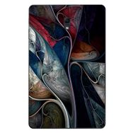 Gogo Accessories 10.5 inç Samsung Galaxy Tab ile Uyumlu A T590 3D Dünya Desen Baskılı Silikon Kılıf