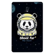 Gogo Accessories 10.5 inç Samsung Galaxy Tab ile Uyumlu A T590 Astronot Ayı Baskılı Silikon Kılıf