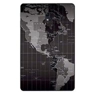 Gogo Accessories 10.5 inç Samsung Galaxy Tab ile Uyumlu A T590 Gri Harita Baskılı Silikon Kılıf